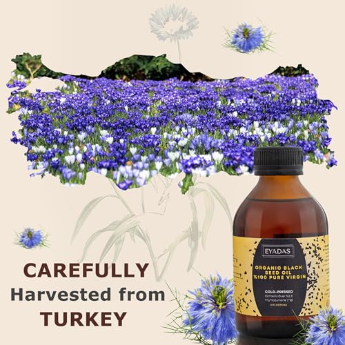Black Seed Cumin Oil Cold Pressed In Glass Bottle Sale On Amazon